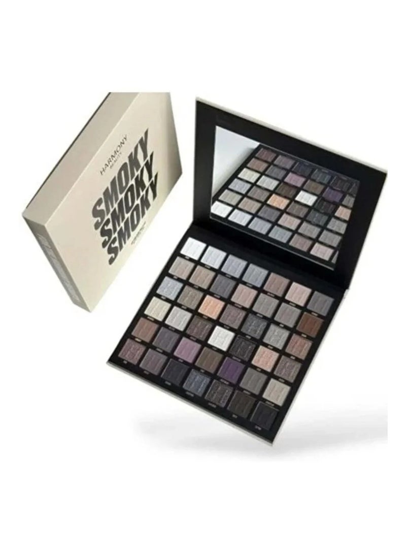 Harmony [100% Original] Smoky Harmony Beauty Luxury Eyeshadow Palette – 42 Colors - Image 1